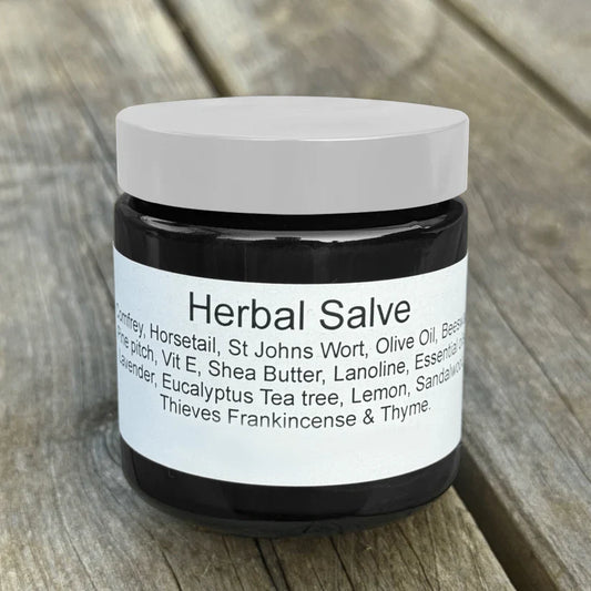 Organic Herbal Healing Salve (4 oz) Handcrafted in USA - Only a Few Left! The remedy for arthritis, lower back pain, knee pain, shoulder pain, neck pain, hip pain, leg pain, foot pain